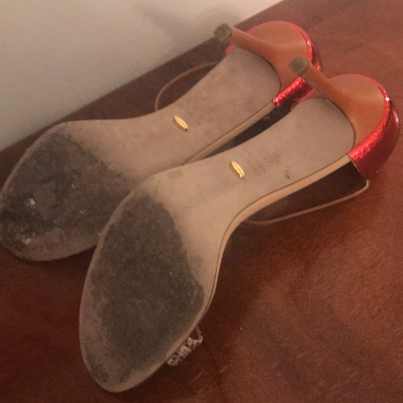 Sergio Rossi heels nude snake skin and   size 40.5 - Picture 5 of 10